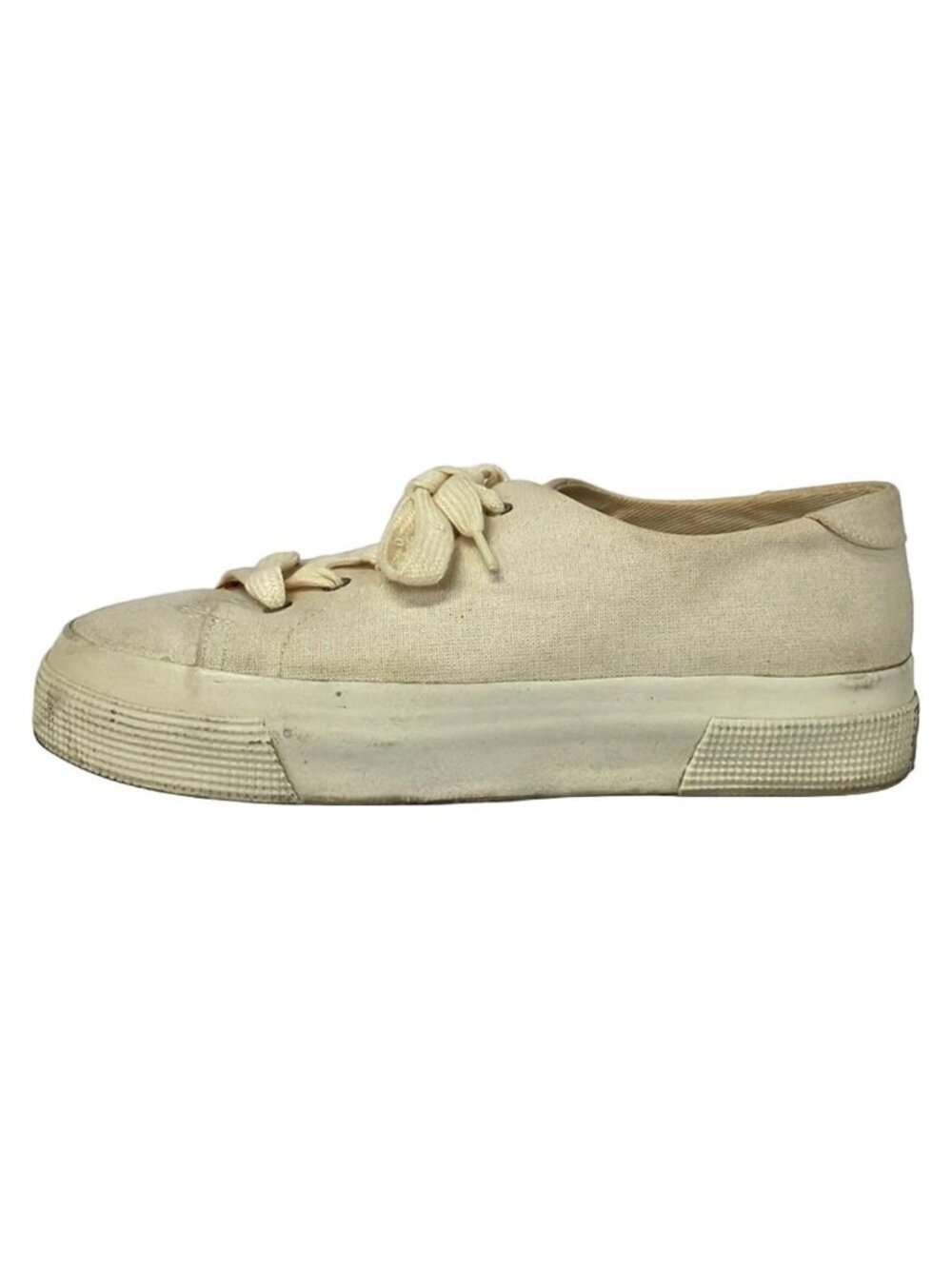 Chanel Sneakers 36 Ivory CC Logo